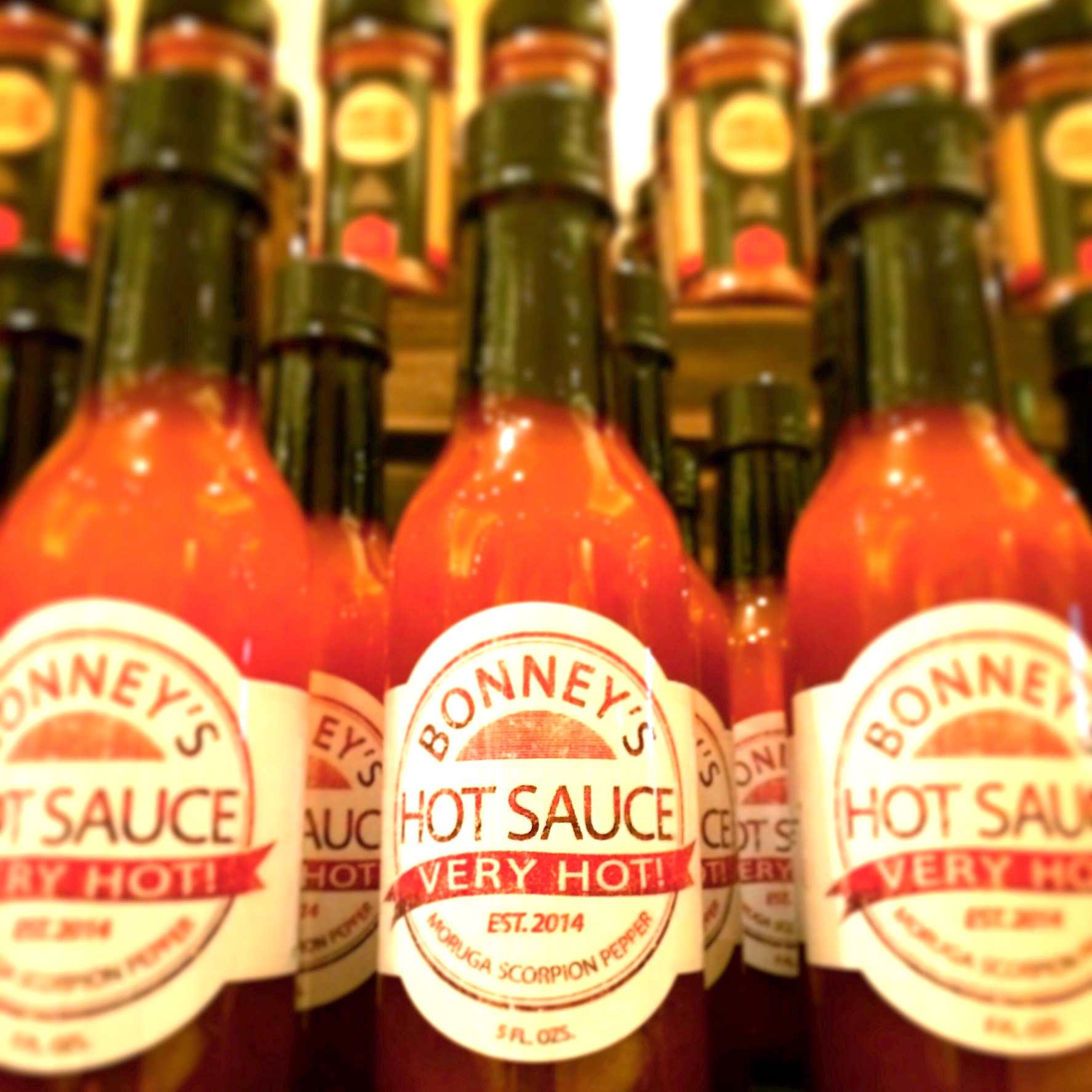 Bonney’s Hot Sauce — Product: Logo & label design